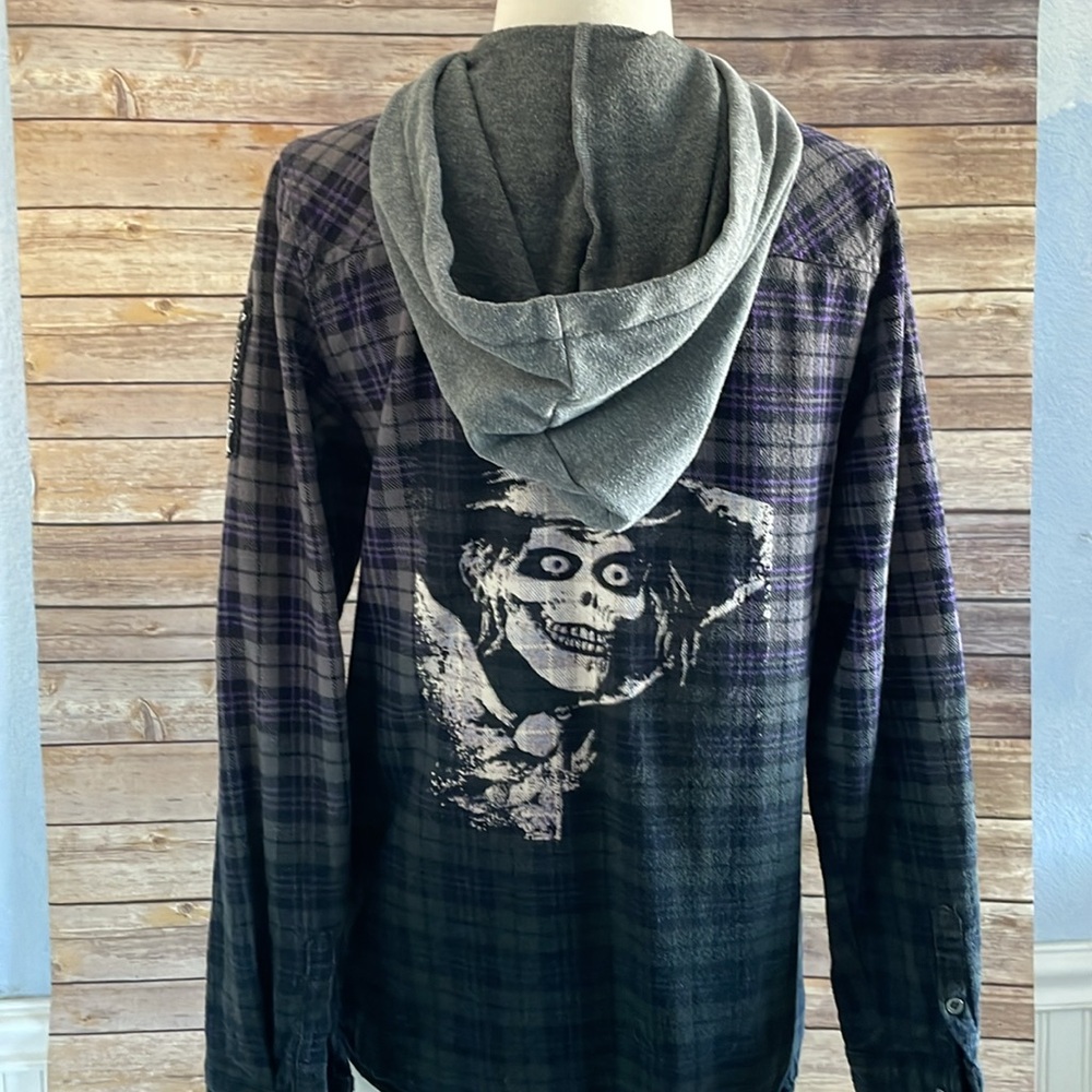Haunted Mansion Flannel Hoodie - Picture 3 of 6